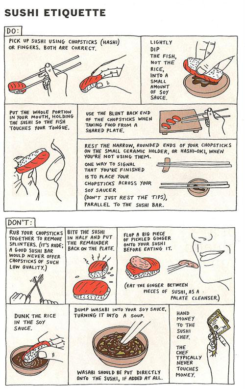 Sushi Etiquette